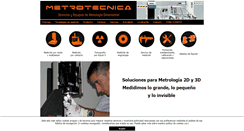 Desktop Screenshot of metrotecnica.es